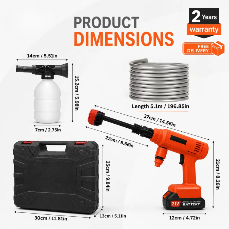 AquaBlast PRO™ Cordless Pressure Washer