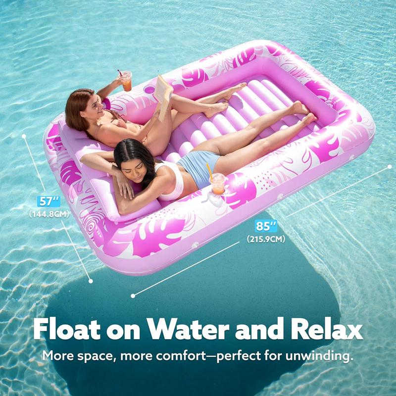 the VIRAL inflatable tanning pool lounge!