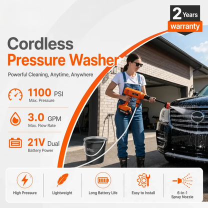 AquaBlast PRO™ Cordless Pressure Washer