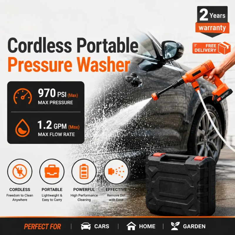 AquaBlast PRO™ Cordless Pressure Washer