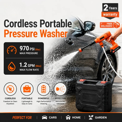 AquaBlast PRO™ Cordless Pressure Washer