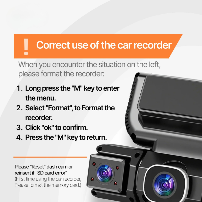 Febren 360Guard™ 4-Channel Wireless Dash Cam with GPS & IR Night Vision