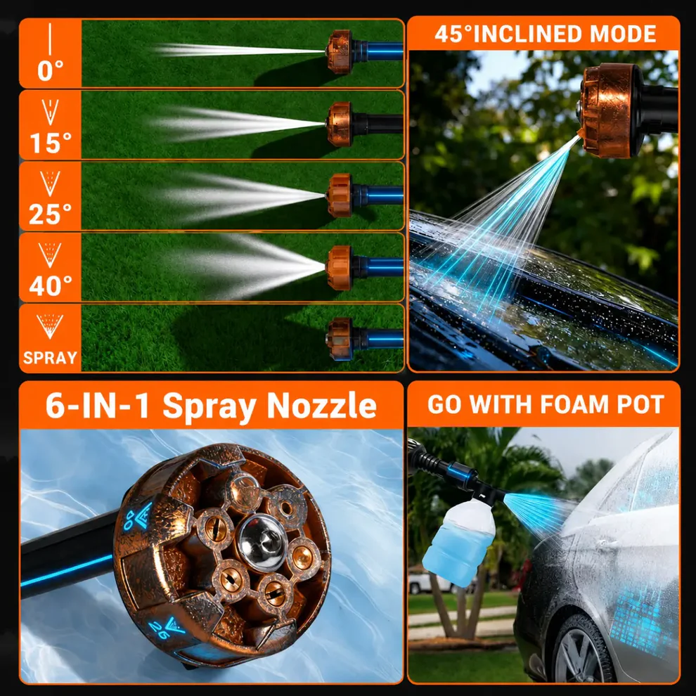 AquaBlast PRO™ Cordless Pressure Washer