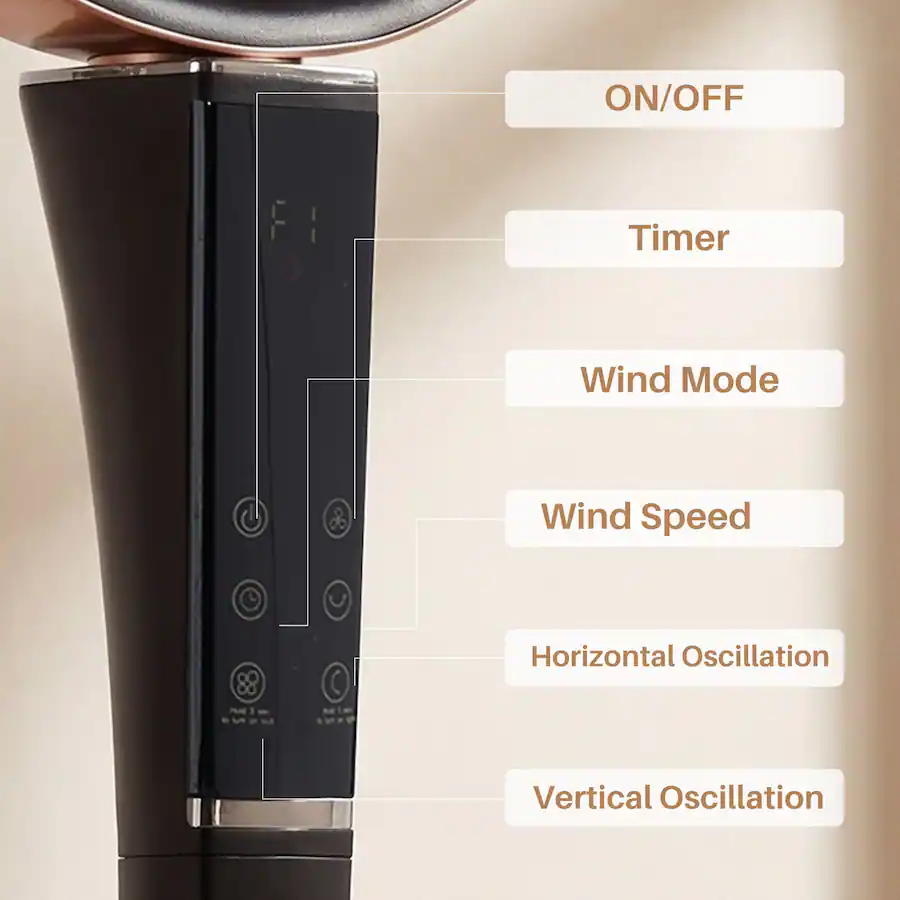 Adjustable Quiet Pedestal Fan