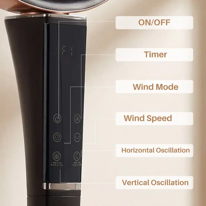 Adjustable Quiet Pedestal Fan